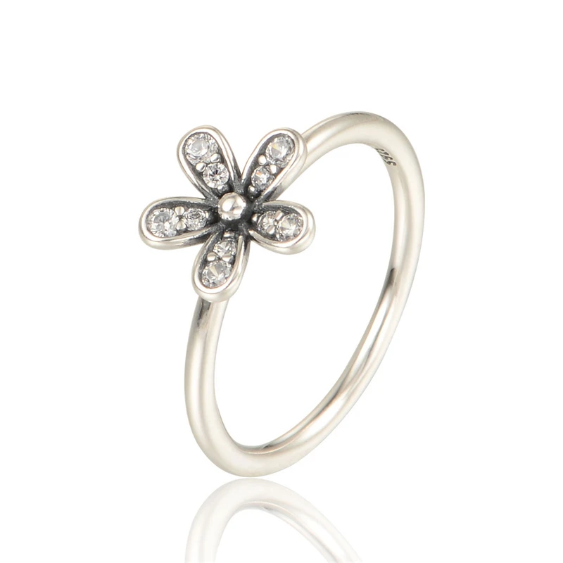 New Flower Ring 925 Sterling Silver Rings Suitable For Style Charm ...