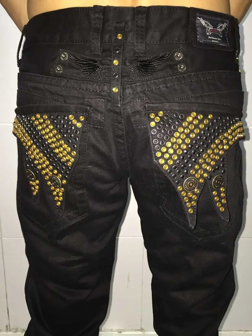 2015 New White Robin Jeans for Men 