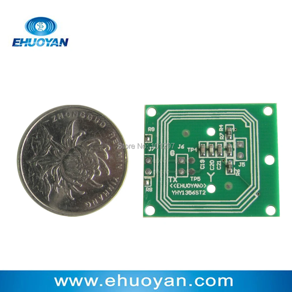 Смарт RFID NFC считыватель/записывающий модуль 13 56 МГц M1 /NTAG UART отдельная антенна YHY521X