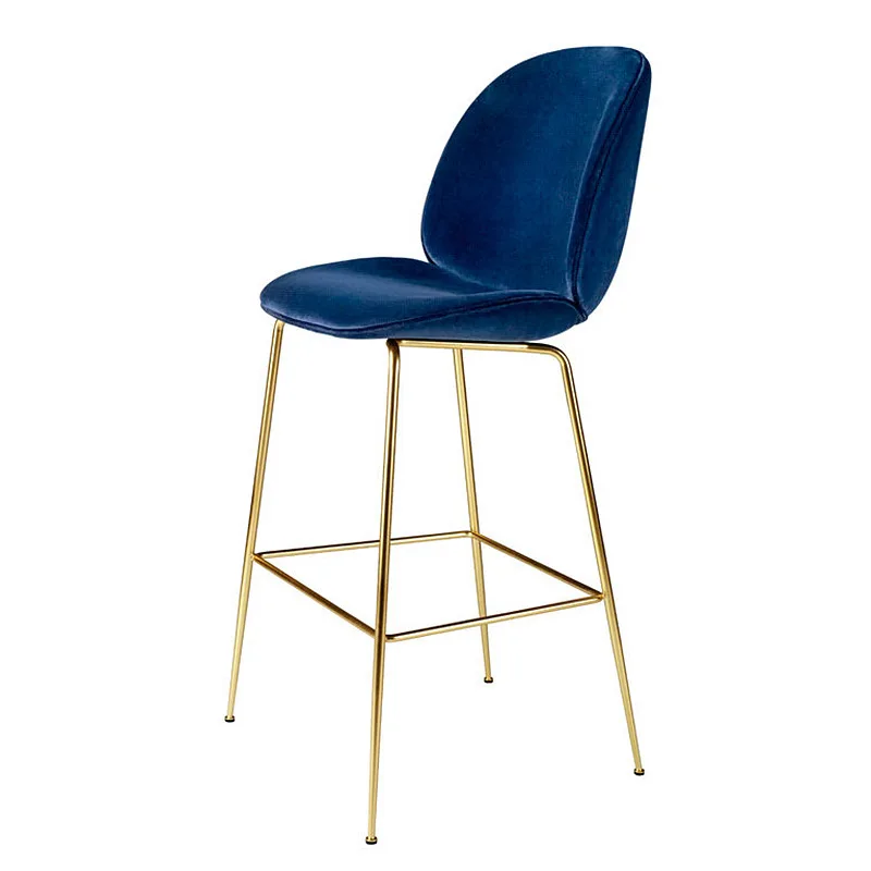 

Style Nordic Bar Chair with Backrest Creative Coffee Shop High Stool Household Multi-function Firm Balcony Leisure Chair