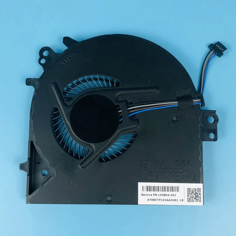 

Genuine New Laptop CPU Cooler Fan For HP Probook 450 455 G5 Series Notebook Cooling Fan L03854-001 FJNC OFJNC0000H DC5V 0.5A