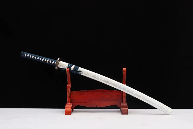 

Handmade Katana 9260 Spring Steel Japanese Samurai Sword Funcational real katana Full tang blade can cut tree