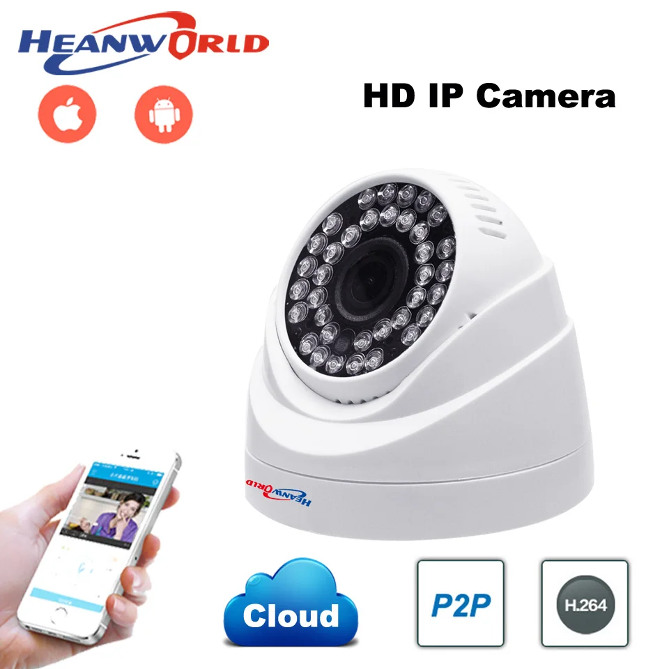 Мини IP Камера 2MP 1080 P купол Камера IP ONVIF P2P 960 P 1.3MP видео Камеры Скрытого видеонаблюдения внутренняя камера видеонаблюдения безопасности камера ИК ночного видения