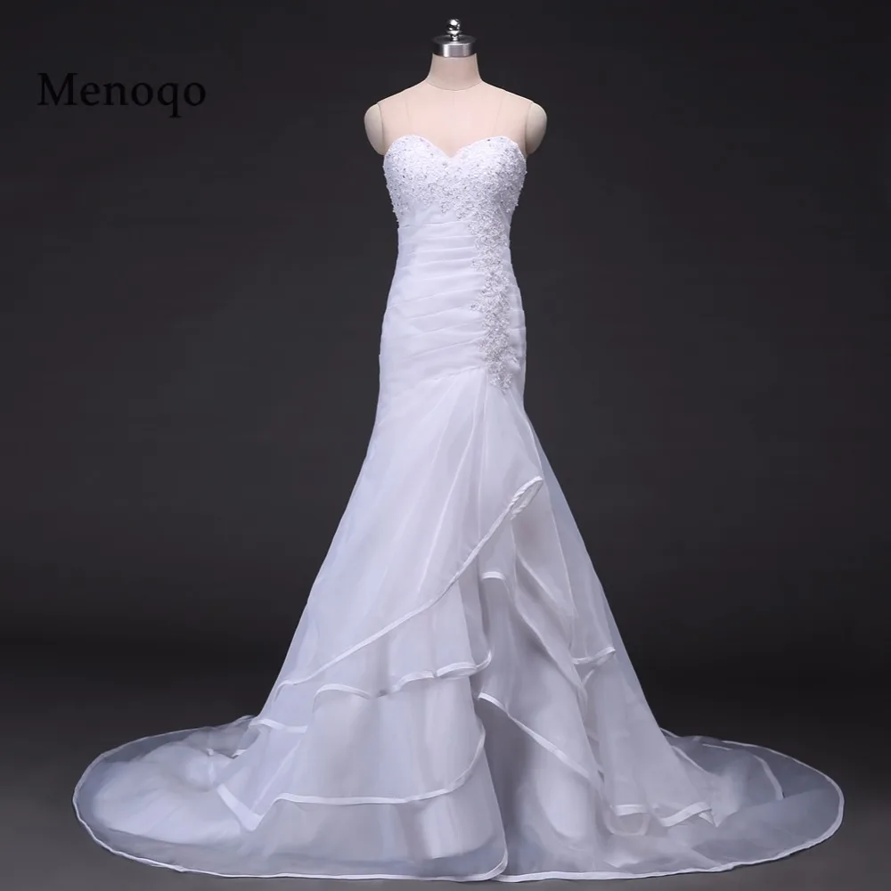 Robe de Mariage Vintage Mermaid Wedding Dress Fast Shipping Bridal Gown