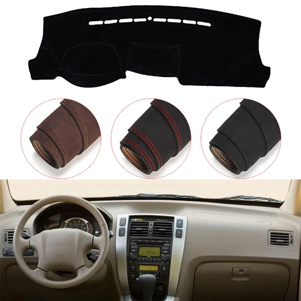 

Console Dashboard Suede Mat Protector Sunshield Cover Fit For Hyundai Tucson 2005-2009