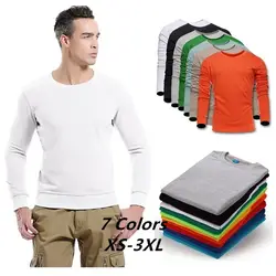 ZOGAA 7 цветов свитер Для мужчин хлопка пуловер с длинными рукавами качественный свитер Топы И Футболки в паре с машинной вязки с круглым