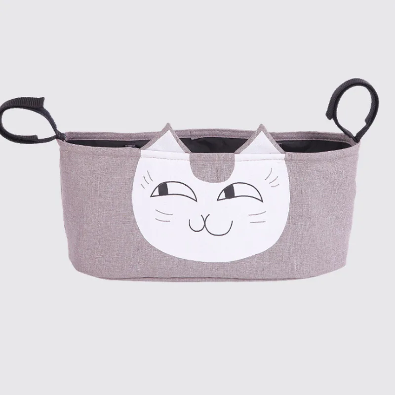 Gray cat Многофункциональная сумка для коляски, Большая вместительная сумка для хранения, для ухода за ребенком, для путешествий, Портативная сумка для беременных, для ребенка, Органайзер - Цвет: Gray cat