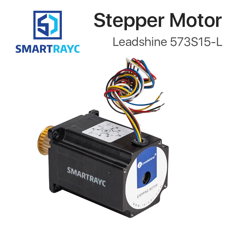 

Smartrayc Leadshine 3 phase Stepper Motor 573S15-L for NEMA23 5.8A length 76mm Shaft 8mm