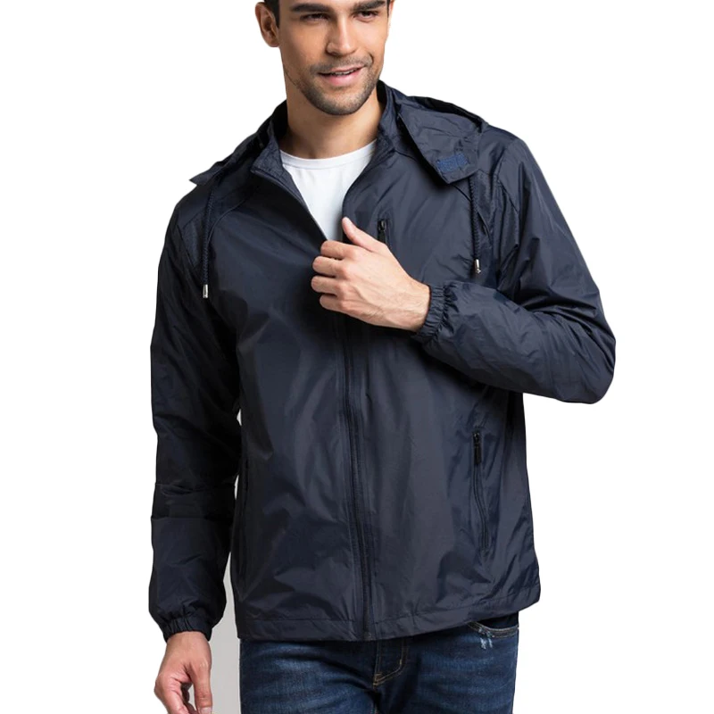mens thin windbreaker jacket