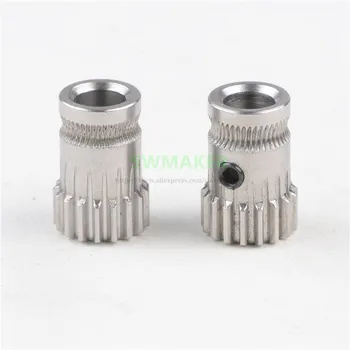 

Bdtech / Prusa i3 MK3 Extruder Drive Wheel Gear 17 tooth 25 tooth Stainless Steel Bore 5mm/8mm For 1.75mm 3D printer parts