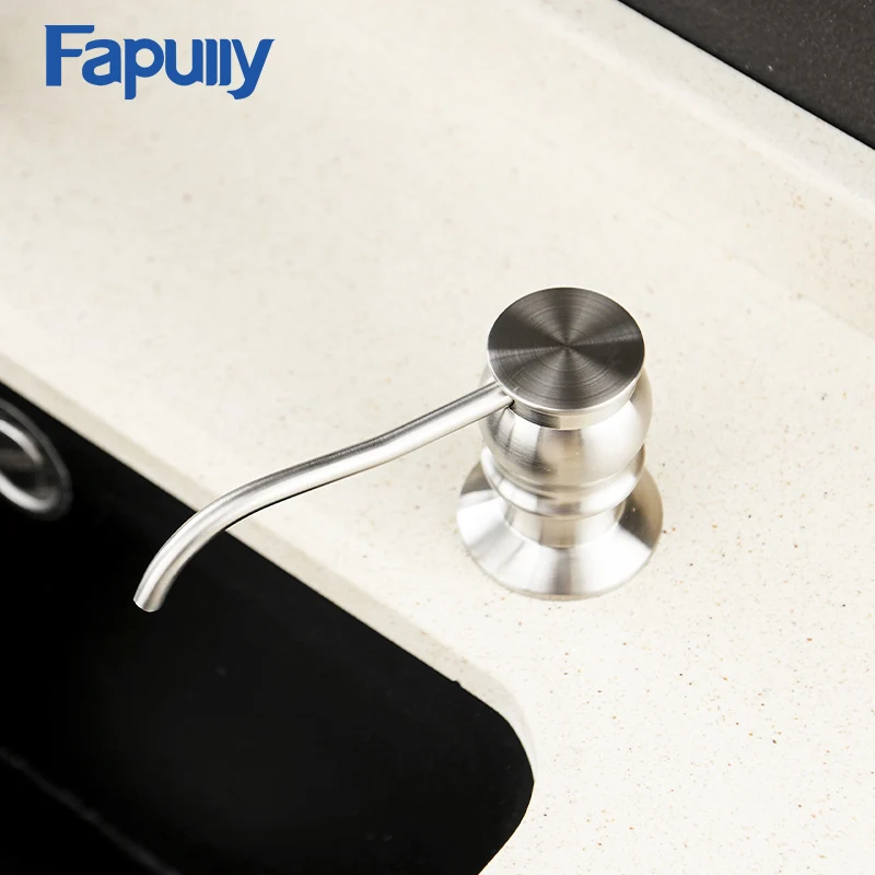 

Fapully Copper and Plastic Deck Mounted Kitchen Sink Soap Dispenser