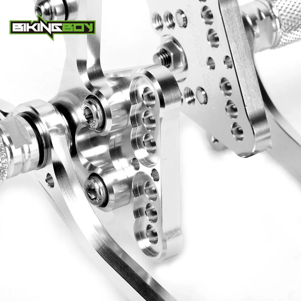 BIKINGBOY GSXR 600 00-05 GSX-R 750 1996-2005 GSXR 1000 2000-2004 SV650S SV 650 99-12 11 задние педали для ног Сзади наборы для ухода за кожей