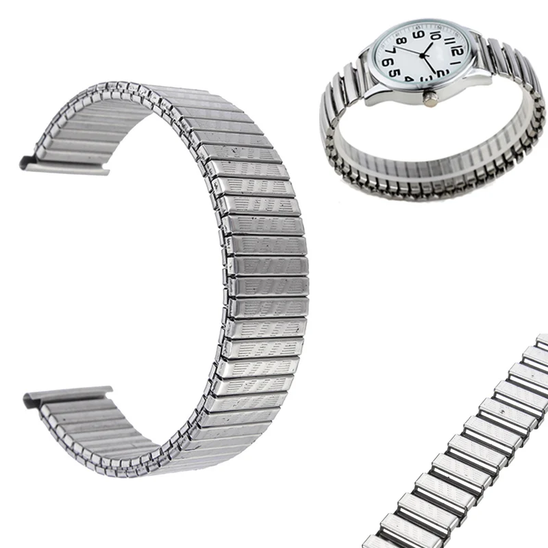 NEW Elastic Stainless Steel Watchband 12mm 16mm 18mm Universal