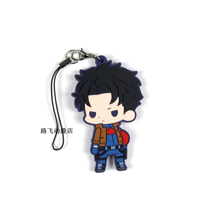 

7styles Batman Rubber Keychain Batgirl Harleen Quinzel Robin Dick Grayson Jason Todd Action Figure Anime Model Pendant Gifts 6cm