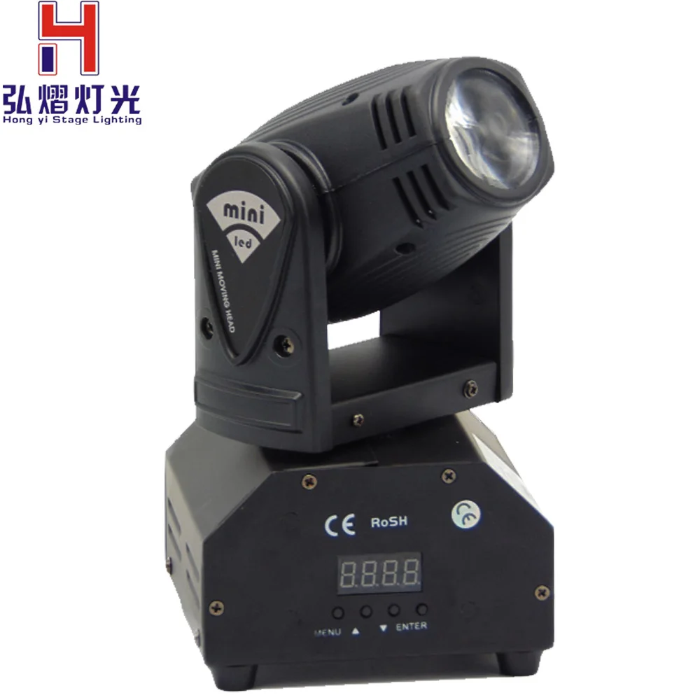 

(1pcs/lot)moving head led beam 10w mini led AC90-240V 50/60Hz 540/270degree for dj light moving head light stage lighting effect