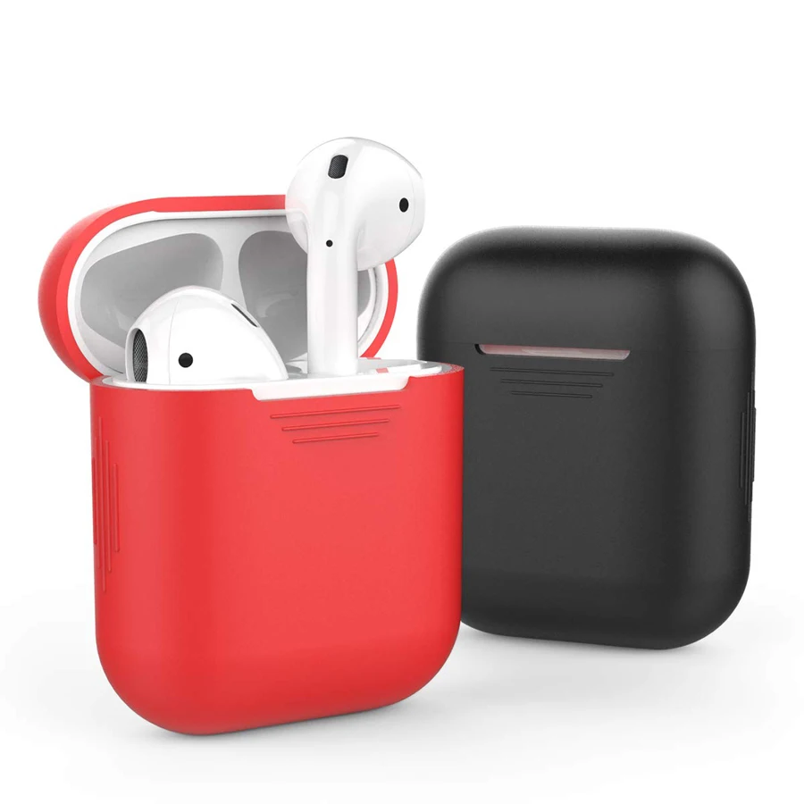 Ahastyle чехол для наушников для Apple AirPods, силиконовый чехол, защитный чехол, чехол для Apple AirPods, зарядное устройство, аксессуары