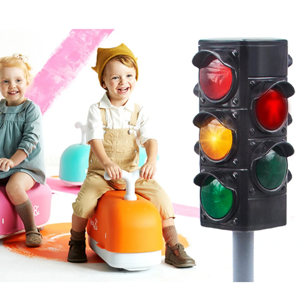 Обучающее оборудование для дорожного движения световой инструмент Детская безопасность пересечение дороги игрушки светофора игрушка