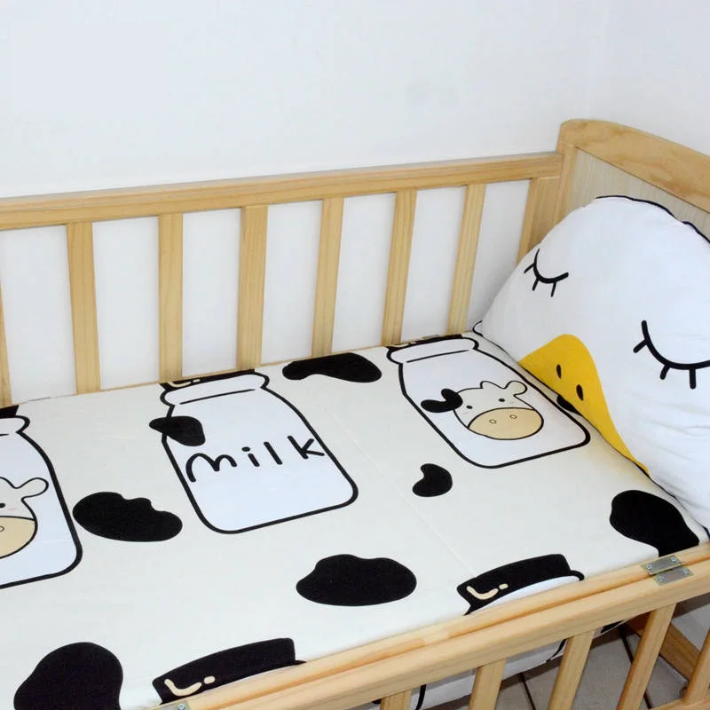 Newborn Bed Portable Mattress Cover Cotton Baby Crib Fitted Sheets Soft Bed Sheet For Toddler Cover For Infant Cot Baby Bed Item Newborn Bed Portable Mattress Cover Cotton Baby Crib Fitted Sheets Soft Bed Sheet For Toddler Cover For Infant Cot Baby Bed Item