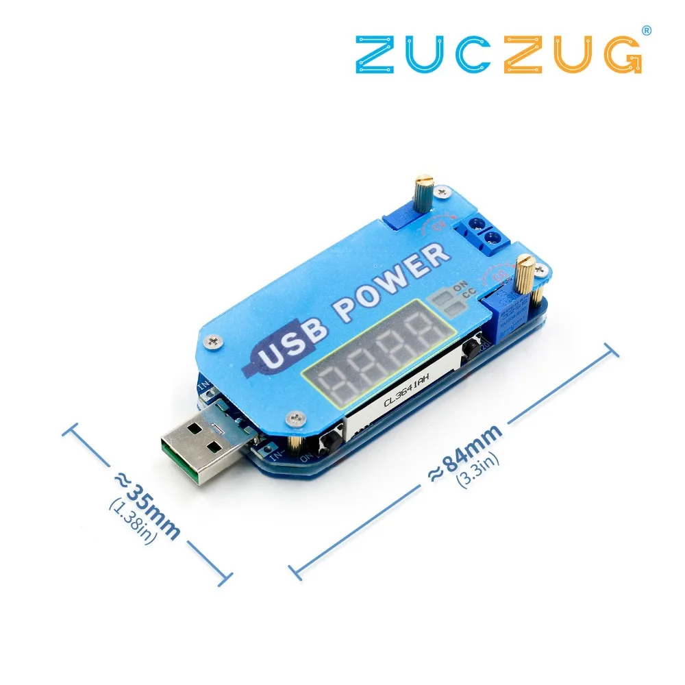

15W Adjustable DC-DC CC CV USB 5V to 3.3V 9V 12V 24V 30v Step UP / Down Power Supply Module Adjustable Boost Buck Converter