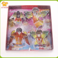 Из нержавеющей стали печенье Форма Ангел 4 шт цвет коробка набор