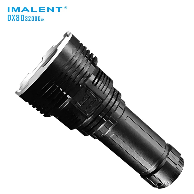 IMALENT DX80 поисковый фонарь 8 * CREE XHP70 СВЕТОДИОДНЫЙ Фонарик max 32000 high lumen дальность луча