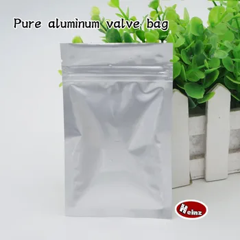 

15*22cm Pure aluminum self-styled bag/ Food storage packaging/Tea, Cosmetics, Mask packaging. Spot 100/ package