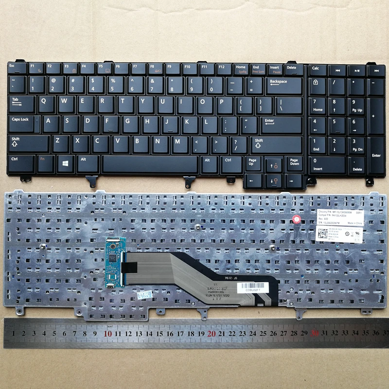 США новая клавиатура для Dell Precision M2800 M4600 M4700 M4800 M6600 M6700 M6800 DPN0DG33R английская раскладка черный