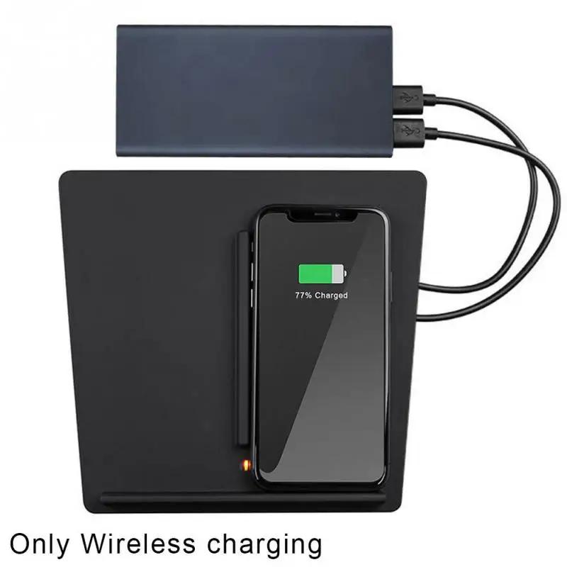 

Wireless Charger USB Port Dual Phone Charging Upgraded Interior Auto Accessory Car Mount Qi Center Console For Tesla Model 3 #2