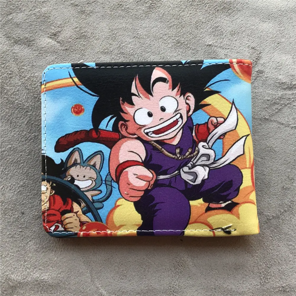 Аниме Dragon Ball z кошелек Goku короткий кошелек Dragon Ball Супер мультфильм кошелек молодой Кошелек для монет для мужчин и женщин кошелек