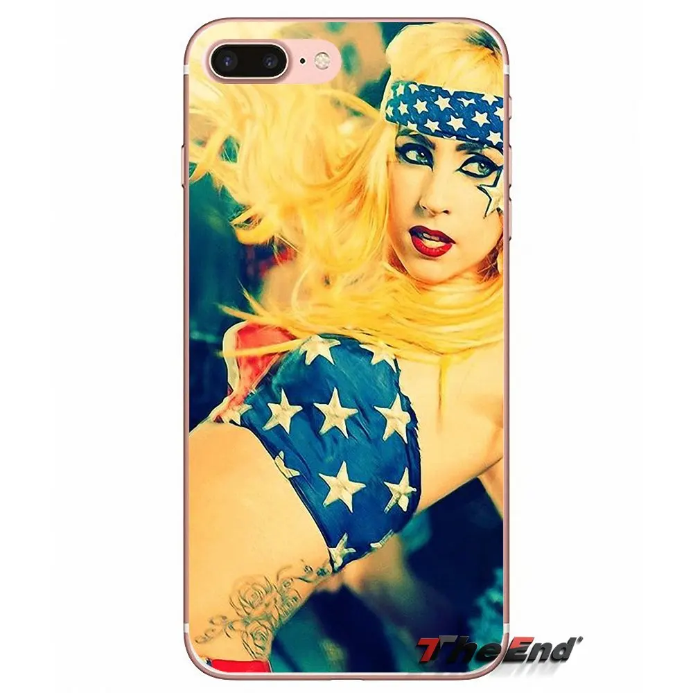 Для Samsung Galaxy S3 S4 S5 MINI S6 S7 edge S8 Plus Note 2 3 4 5 Grand Core Prime USA Looking Lady Gaga Theme Sexy Girl Case|case plus|for samsung