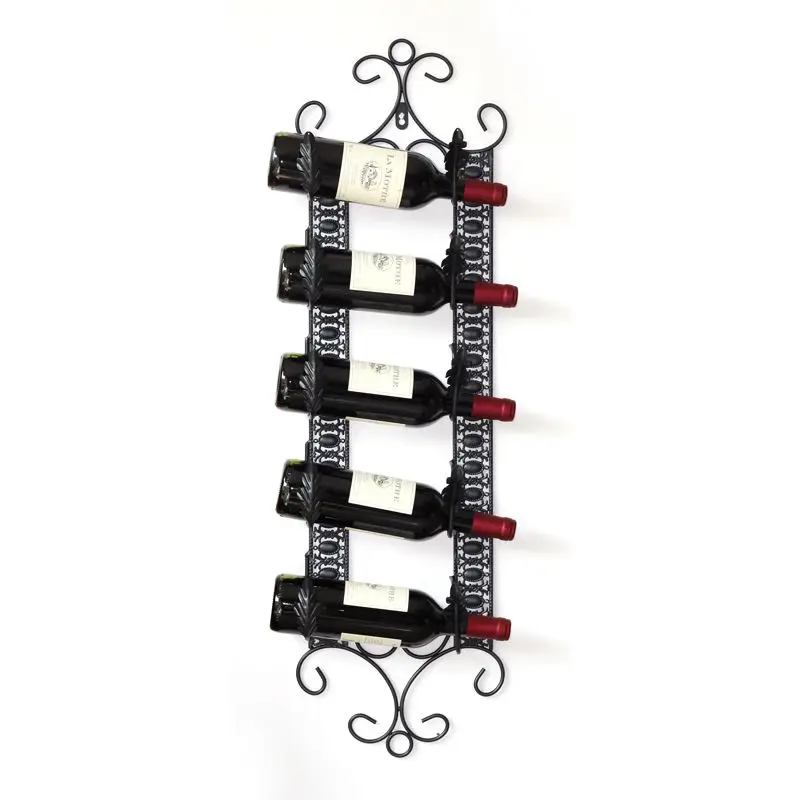 Metal Wine Rack Hanging Bottle Holder Hanging Wine Rack Wine Cup Rack
