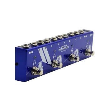 

Valeton Pole Position 4 Loop Pedal Switcher with Sheet Metal Casing & Heavy Duty Footswitches VLS-10