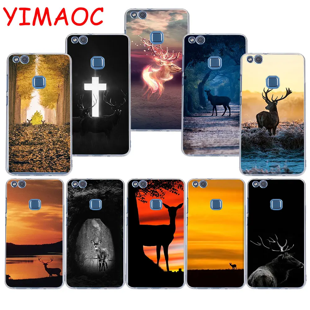 

YIMAOC 147z Deer In The Forest Soft TPU Case for Huawei P20 Pro P10 P9 P8 Lite P Smart Mate 10 lite 20 pro