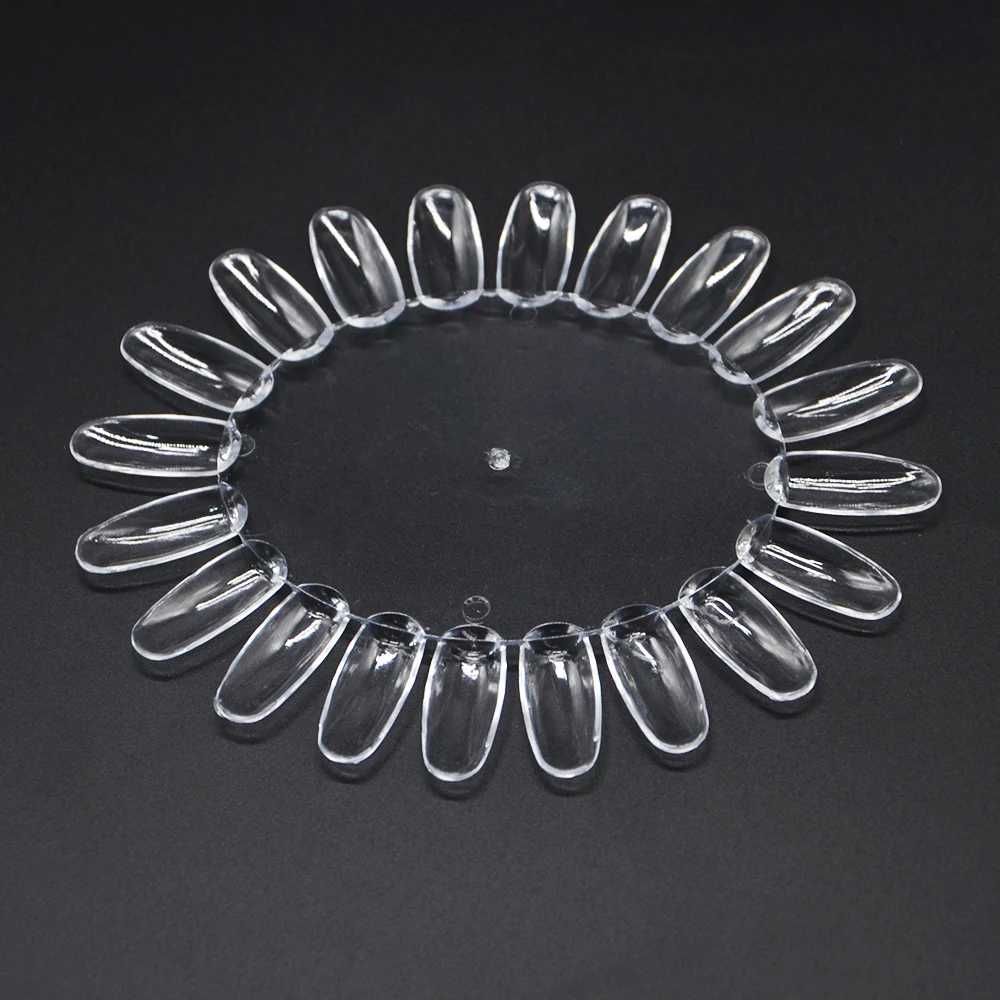 

10 PCS Nail Supplies Nail Polish Swatches Nail Polish Nail Art Natural Elliptical Color Card Nail Showing Shelf Makeup Manicure