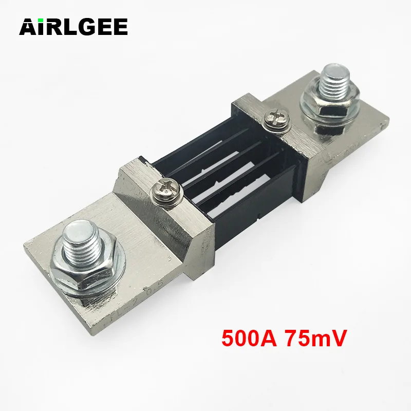 1 шт. FL 2 500A 75мв постоянного тока шунтирующий резистор для Ампер панели метр|current