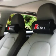 2 UNIDS Suministros Cuello Reposacabezas del vehículo Auto Seguridad Almohada para Audi A4 A6 c5 c6 c4 A3 A5 A7 A8 Q5 Q7 R8 TT B5 B6 B7 B8 Sline Rs