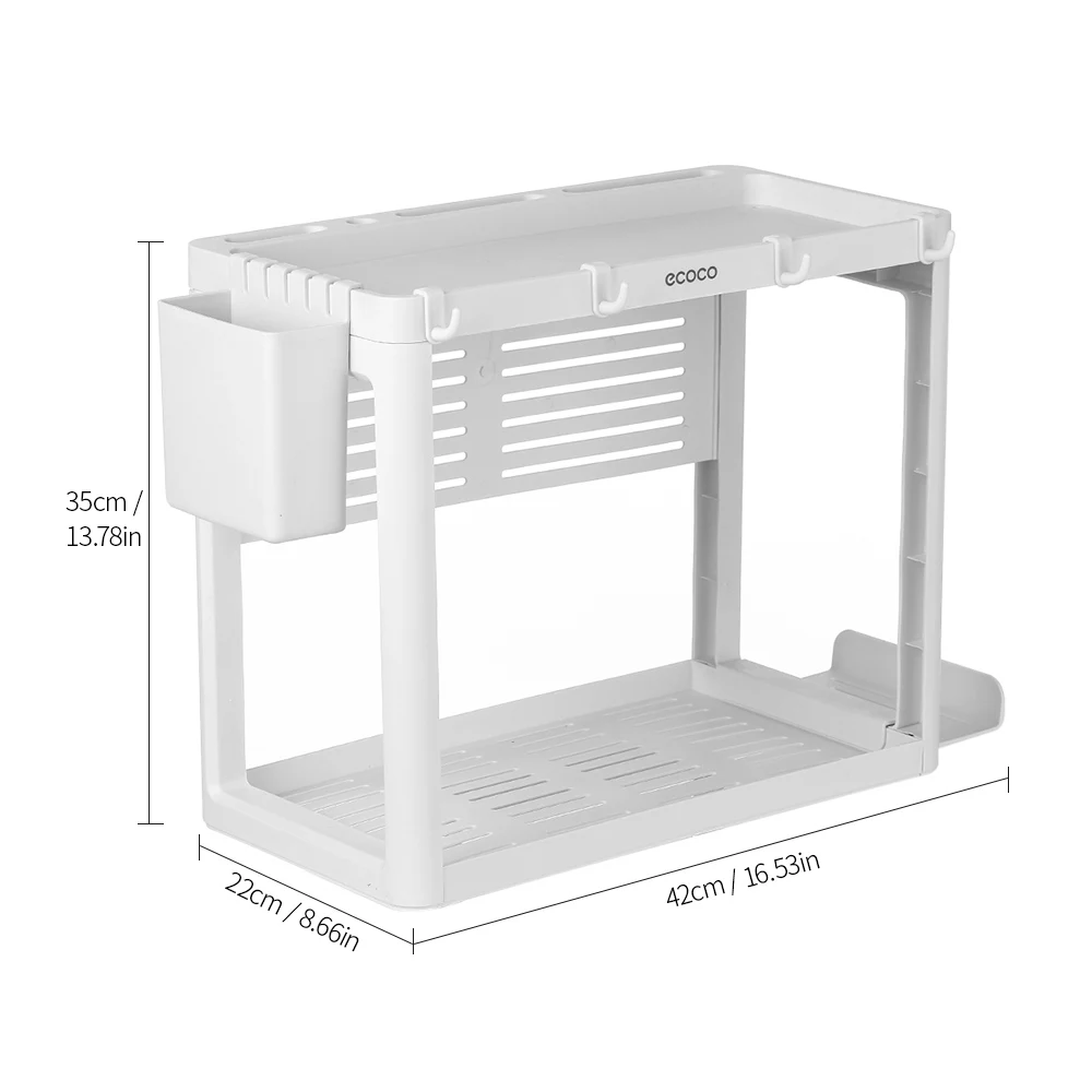 Kitchen Storage Rack Kitchen Storage Tool Hanging Hooks Chopsticks Cutting Board Holder Spice Rack Kitchen Organizing Tool