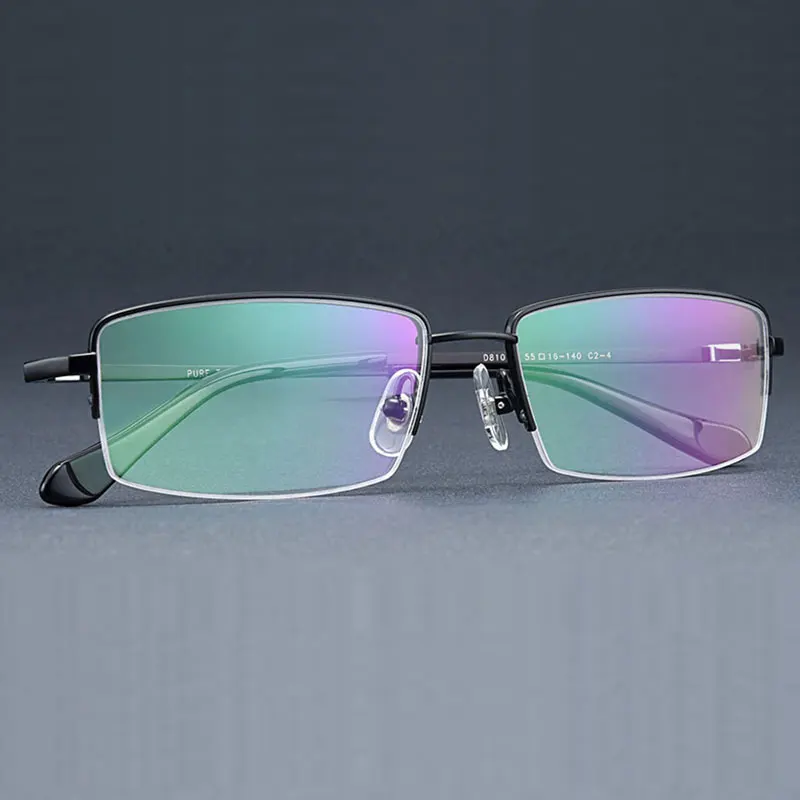 

Reven Jate Semi rim Titanium Eyewear Smart zoom Multifocal Reading Anti-blue Ray Presbyopia Hyperopia Multifocal