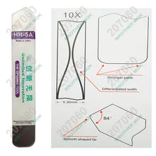 HH-5A хорошего качества мягкие тонкие стили РЕМОНТ Pry мобильный компьютерный экран для открытия инструментов стальной лезвийный ключ 500 шт/партия