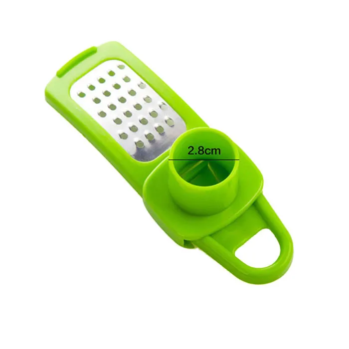 

New Pressing Garlic Multifunction Stainless Steel Pressing Garlic Slicer Cutter Shredder Kitchen vegetable Tool