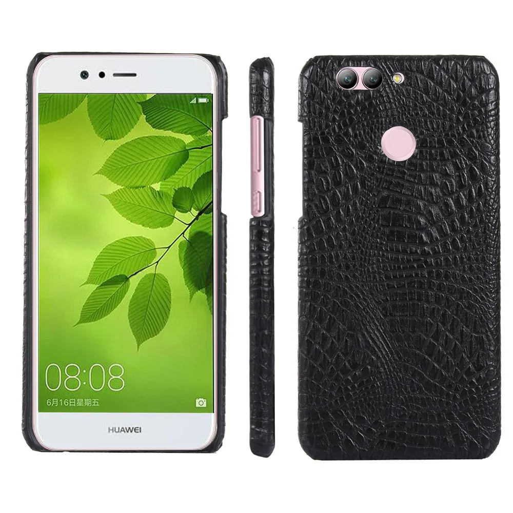 

For Huawei P10 Selfie Case Crocodile Skin Hard Thin Back Cover Case For Huawei P10 Selfie BAC-AL00 BAC-L03 BAC-L23 Phone Cases