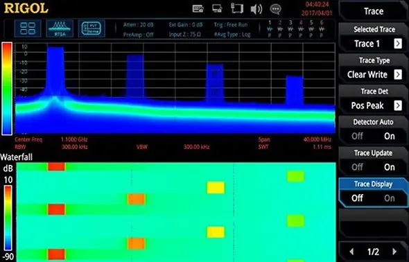 Анализатор спектра Rigol RSA3030-3,0 GHz в реальном времени