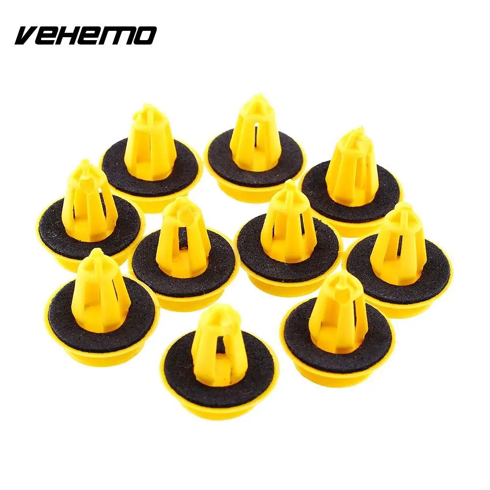 Vehemo 10Pcs Interior Door Plastic Clips Panel Trim Car Auto For AUDI