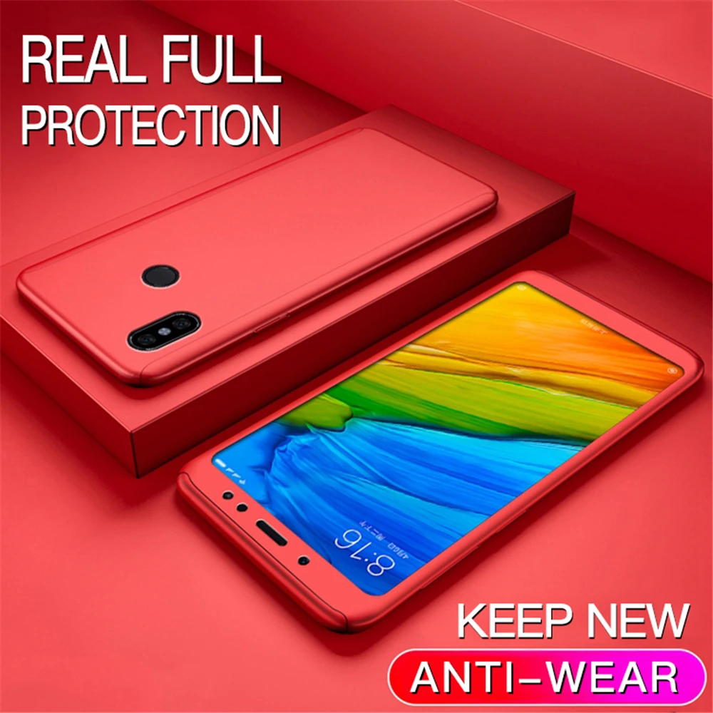 360 Полный Чехол Funda для Xiaomi Redmi Note 7 Pro 6 4X Red mi 7pro 5 Plus S2 4 X 6A 7A 5 Plus K20 GO защитное стекло бампера
