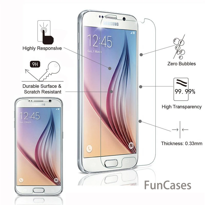 Экран протектор Закаленное Стекло для Samsung Galaxy J3 2016 J5 J1 J7 S3 S4 S5 мини S6 A3 A5 A7 Note 4 3 5