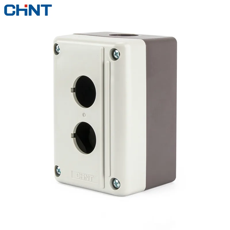 

CHINT Waterproof Button Box NPH1-20 2 Hole Air Box Installation Aperture 22mm Button Installation Box