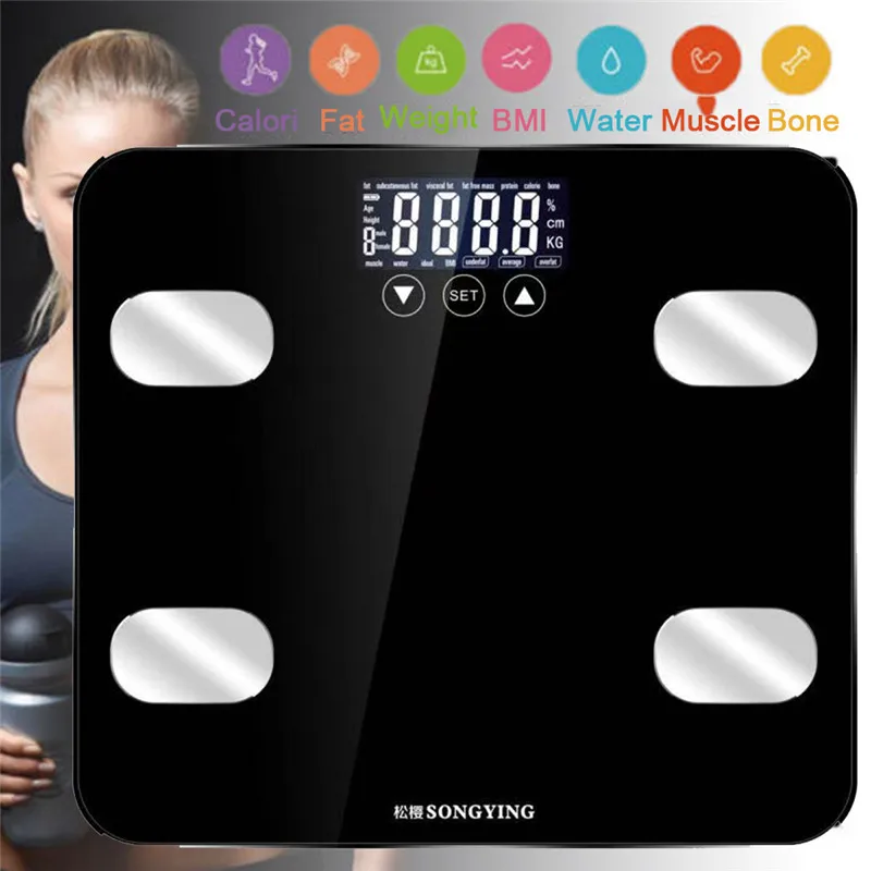 0,2-150 кг умные цифровые весы для ванной комнаты, весы для жировых отложений, lcd калории, мышечные весы для взвешивания в ванной комнате XNC