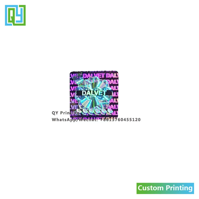 Рисунок 2 - серебристые 3d-наклейки-голограммы