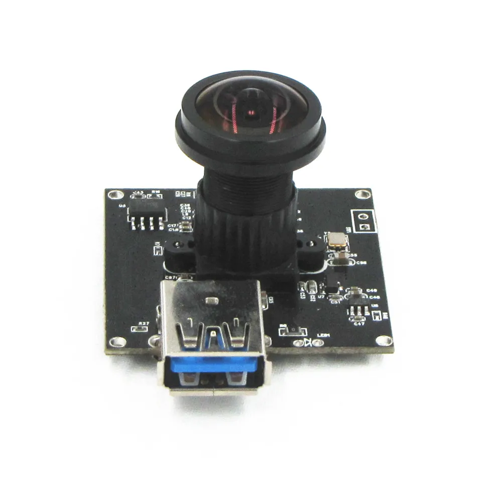 5Megapixel USB 3.0 Fisheye 180degree USB Camera Module 5MP 50fps 30fps High Speed UVC Webcam for Android Linux Windows Mac