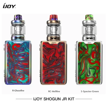 

Original ijoy Shogun JR Kit Dual internal batteries 126w Box Mod Kit with 6ml Shogun Subohm Tank 0.2ohm mesh Coils E Cigarettes